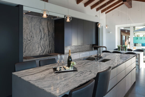 Silver Cloud 112x26 Gray Polished Granite Prefab 5