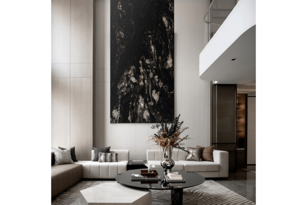 Titanium 108x26 Black Granite Prefab 0