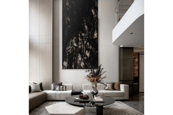 Titanium 108x52 Black Granite Prefab 0