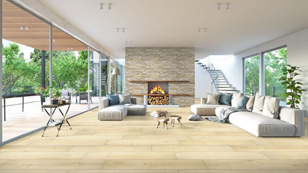 Smithcliffs - Waterproof Hybrid Rigid Core Glenbury Oak 7.72X47.87 7x48 Lvt Vinyl Plank 2