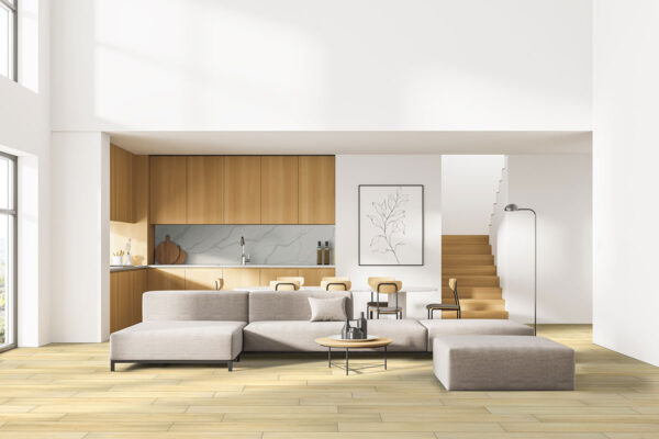 Smithcliffs - Waterproof Hybrid Rigid Core Lanston Oak 7.72X47.87 7x48 Lvt Vinyl Plank 8