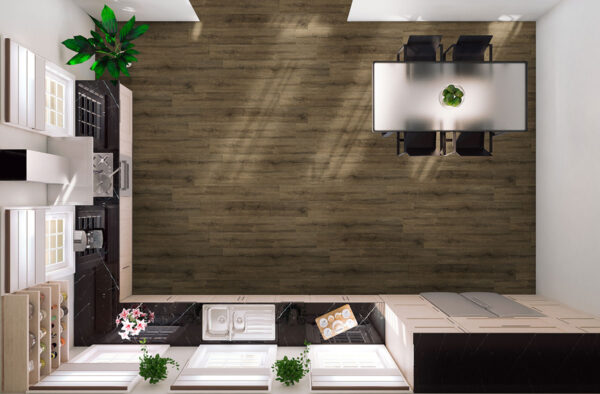 Prescott Walnut Waves 7.13X48.03 7x48 Lvt Rigid Core Vinyl Plank 2