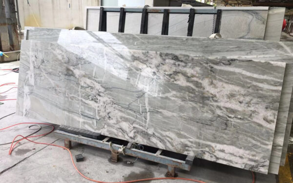 Marble Slabs Carrara White 110X26 Slab 4