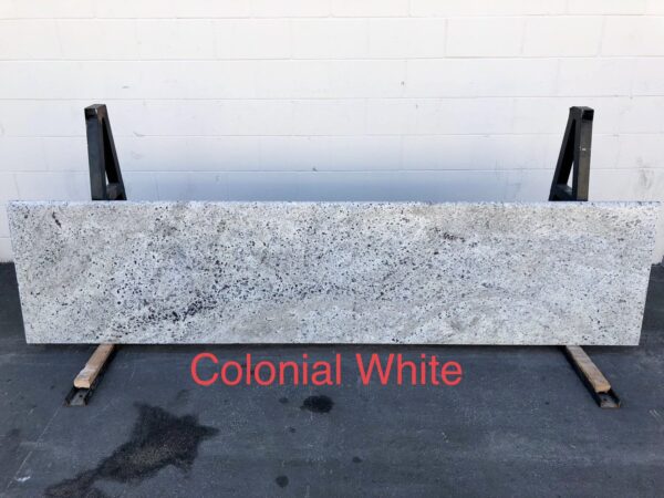 Granite Slabs Colonial White 110X26 Slab