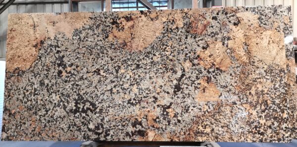 Granite Slabs Crystal Yellow 110X36 Slab 1