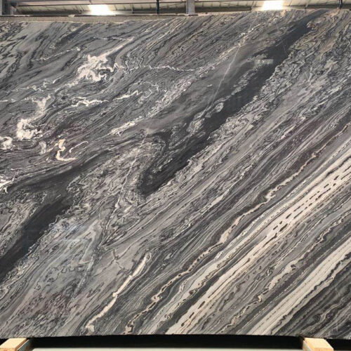 Marble Slabs Elephant Grey 110X26 Gray Slab