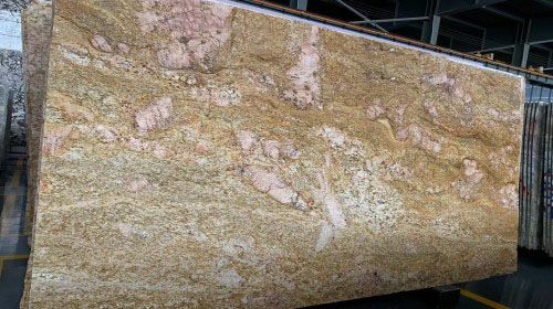 Granite Slabs Imperial Gold 110X26 Slab 1