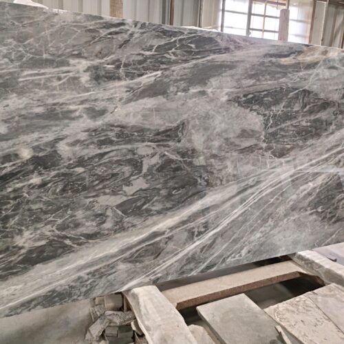 Marble Slabs Ionian Grey 110X26 Gray Slab