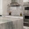 Quartzite slabs Maldivi 110X26 White Slab 2