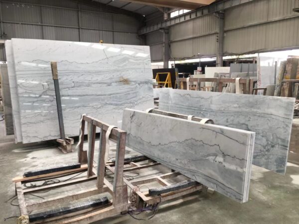 Quartzite slabs Maldivi 110X52 Light Blue Slab 0