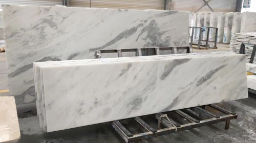 Quartzite slabs Namib Fantasy 110X26 White Slab 2