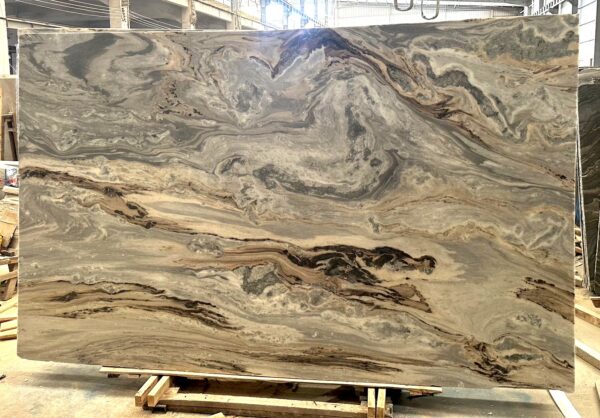 Quartzite Slabs Portinari 110X42 Gray Slab 3