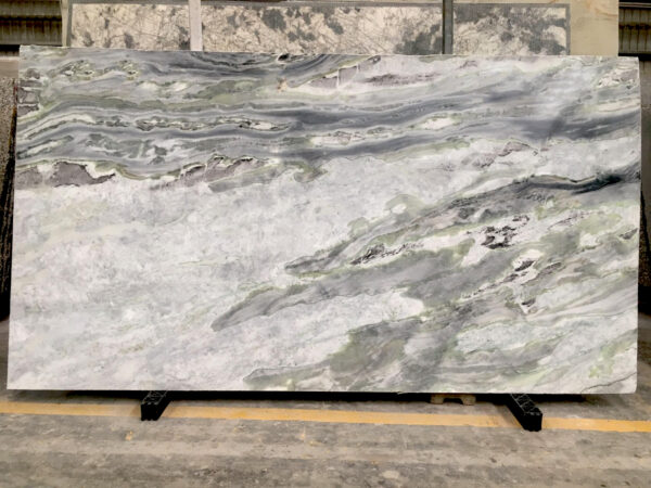 Quartzite Slabs Rhino Grey 110X26 Gray Slab 2