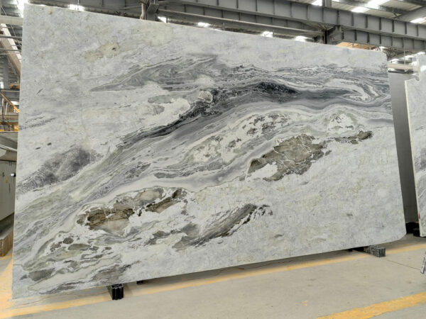 Quartzite Slabs Rhino Grey 110X52 Gray Slab 1