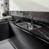 Agatha Black Polished Granite Slab 7