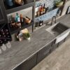 Azul Celeste Brushed Granite Slab 1