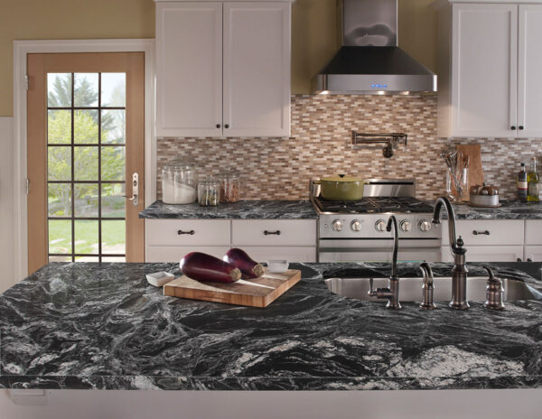 Silver Waves Polished Granite Slab 0