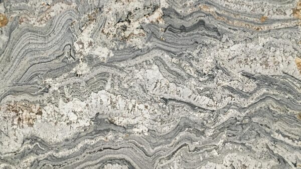 Granite Slabs Silver Canyon 110X52 Gray Square Slab 1