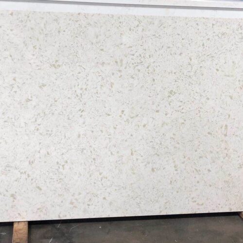 Quartz Stone Slabs Flower White 126x63 3/4 Slab