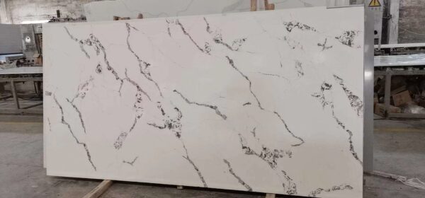 Quartz Stone Slabs Calacatta Gold 126x63 3/4 Slab 8