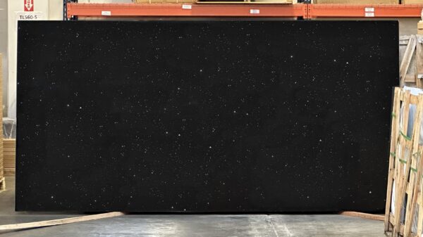 Quartz Stone Slabs Black Pearl 110x52 Slab 0