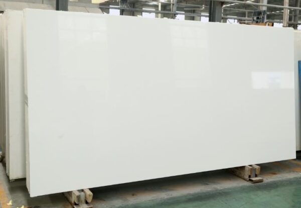 Quartz Stone Slabs Pure White 110x52 Slab 0