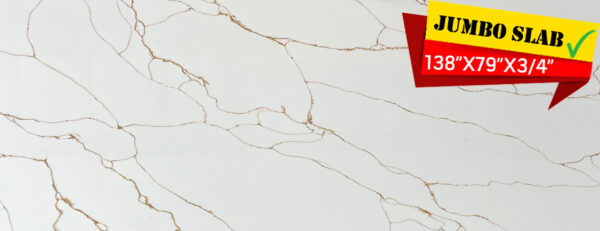 Quartz Stone Slabs Jayapura 138x79 White Slab 0