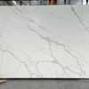 Quartz Stone Slabs Calacatta Celia 126x63 3/4 White Slab 0