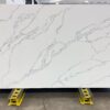 Quartz Stone Slabs Calacatta Caprese 126x63 3/4 White Slab 0