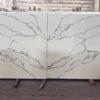 Quartz Stone Slabs Calacatta Caprese 126x63 3/4 White Slab 1