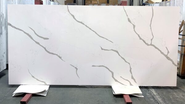 Quartz Stone Slabs Calacatta Barra 110x36 Unknown Slab 1