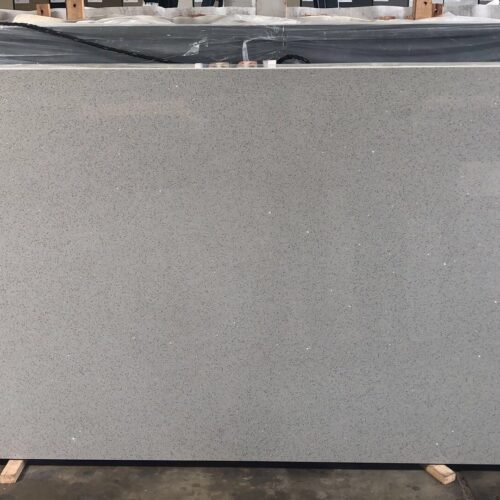 Quartz Stone Slabs Silver Star Grey Light 110x36 Gray Slab