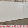 Quartz Stone Slabs Calacatta Storm 110x36 White Slab 0