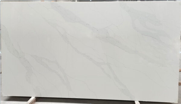 Quartz Stone Slabs Calacatta Rain 110x52 Light Slab 2