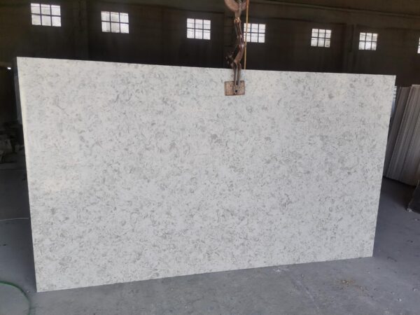 Quartz Stone Slabs White Galaxy 126x63 3/4 Slab 0