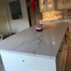 Quartz Stone Slabs Calacutta White 110x36 Slab 8