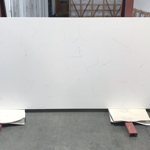 Quartz Stone Slabs Truffle White 110x36 Slab