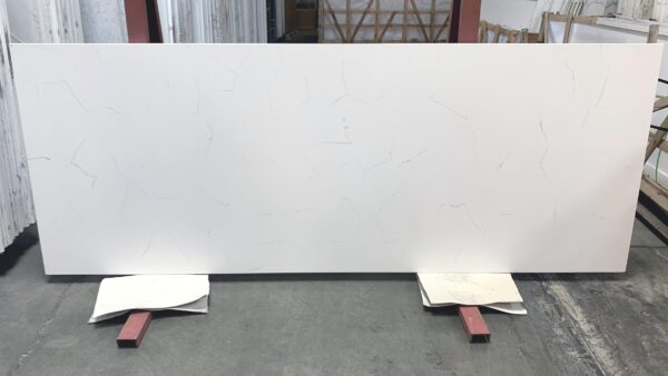 Quartz Stone Slabs Truffle White 110x36 Slab