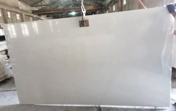 Quartz Stone Slabs Truffle White 110x52 Slab 0