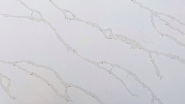 Quartz Stone Slabs Calacutta Luxe 126x63 3/4 White Slab 2