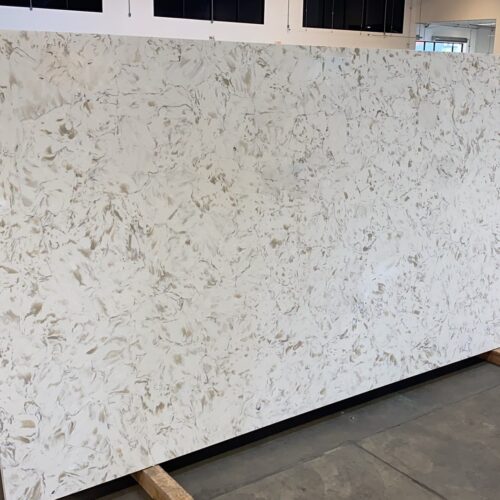 Quartz Stone Slabs Apollo Cream 110x36 Slab