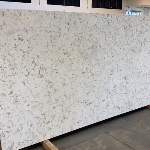 Quartz Stone Slabs Apollo Cream 110x52 Slab 0