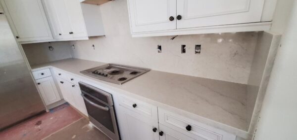 Quartz Stone Slabs Bianco Carrara 110x36 White Slab 9