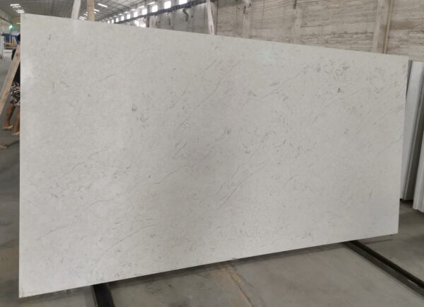 Quartz Stone Slabs Bianco Carrara 110x52 White Slab
