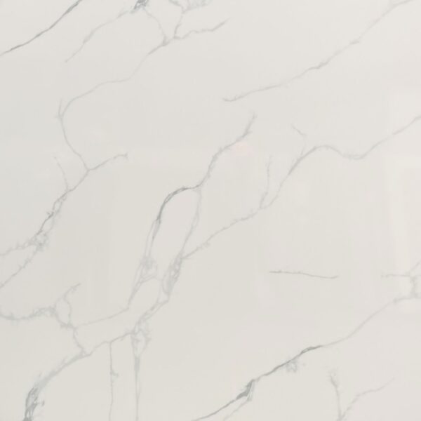 Quartz Stone Slabs Verona 110x26 White Slab 1