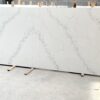 Quartz Stone Slabs Calacatta Linen 110x42 White Slab 2