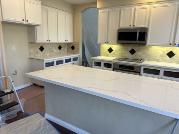 Quartz Stone Slabs Calacatta Biscotti 110x52 White N/A Slab 3