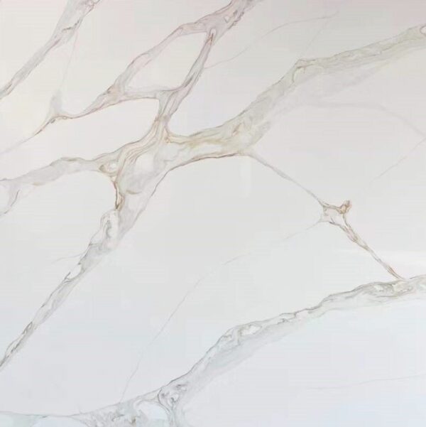 Quartz Stone Slabs Pegasus 126x63 White Slab 2