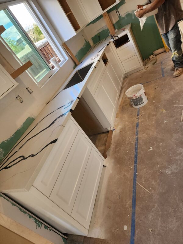 Quartz Stone Slabs Calacatta Plazo 110x26 White Slab 1