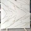 Quartz Stone Slabs Dolce Vita 110x26 White Slab 1